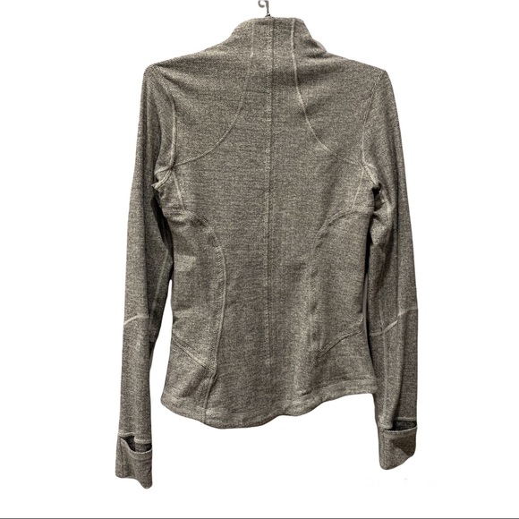 Lululemon Forme Jacket II Textured Heathered Herringbone Heathered Black White - Picture 2 of 15